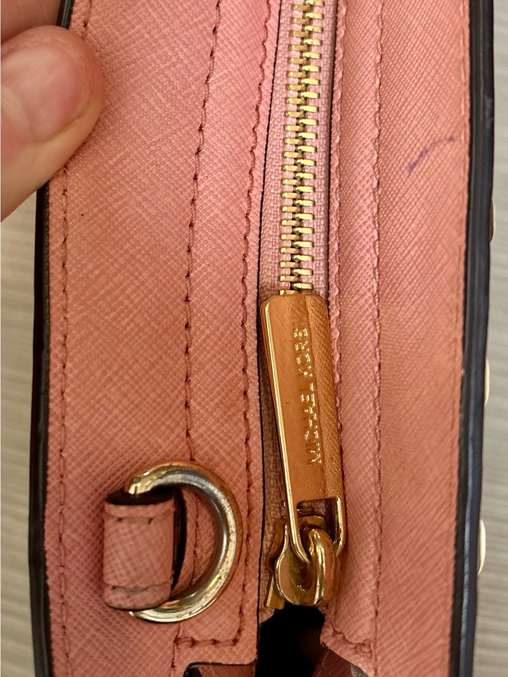 MICHAEL KORS LEATHER Selma crossbody pink - Picture 10 of 10